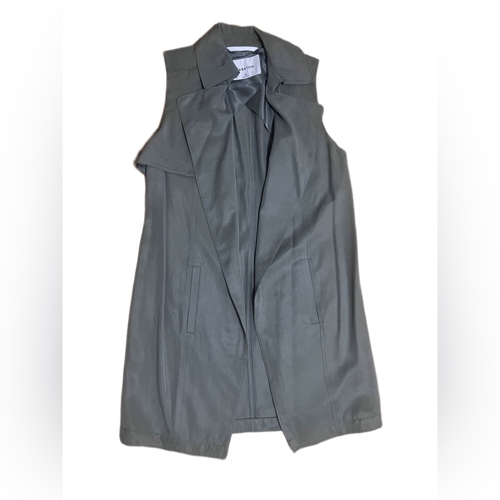 Aritzia Babaton Green Trench Vest